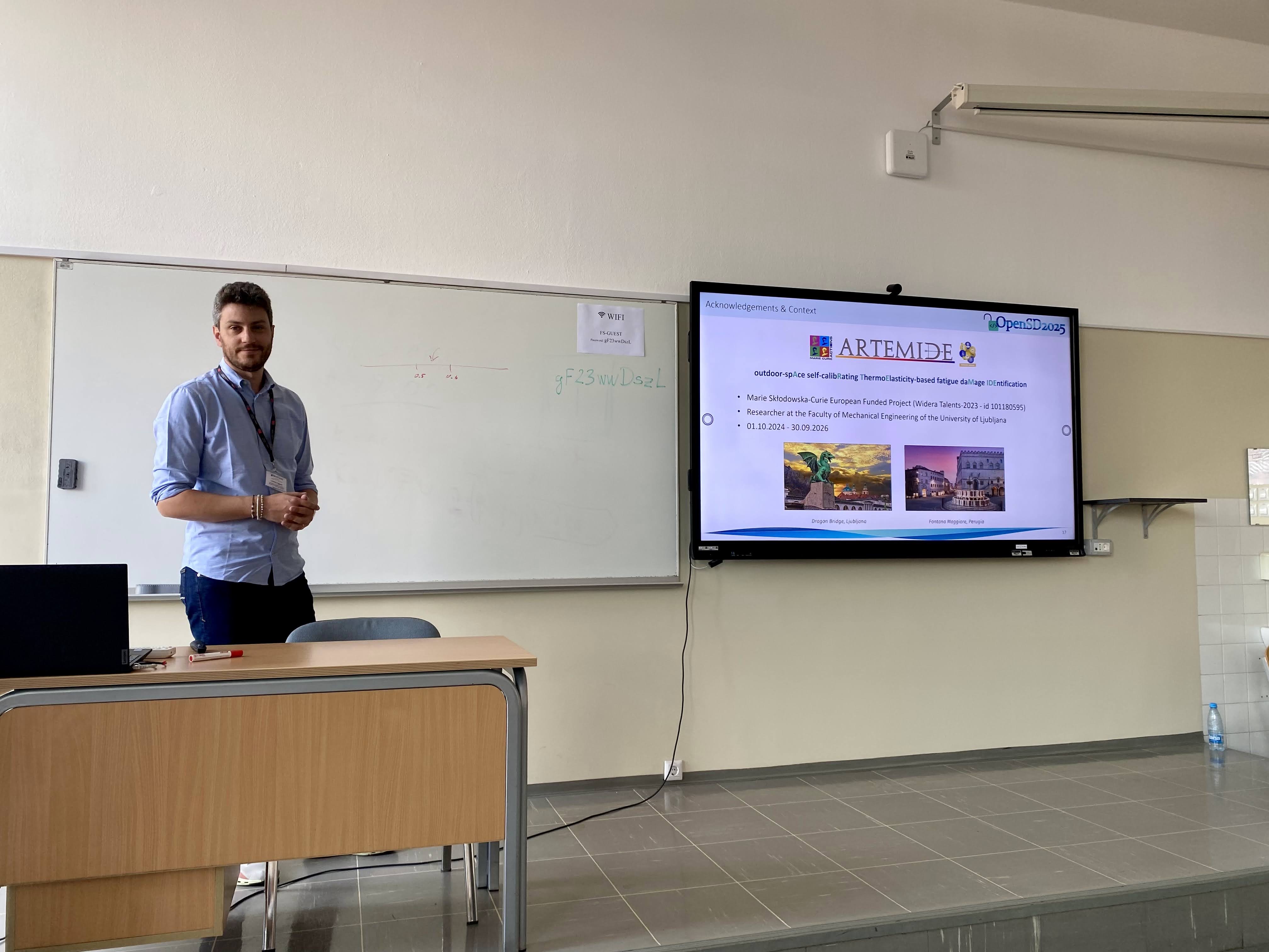 Presenting research findings at OpenSD Conference, Ljubljana (June 2025)